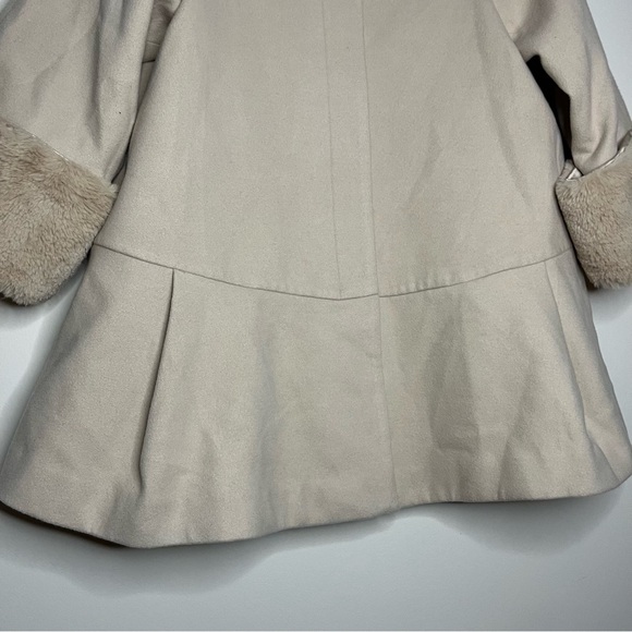 SNIDEL Soft Cozy Feminine Faux Fur Cuffs Aline Winter Jacket Coat - Picture 4 of 7